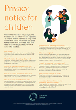 Privacy notice for Children